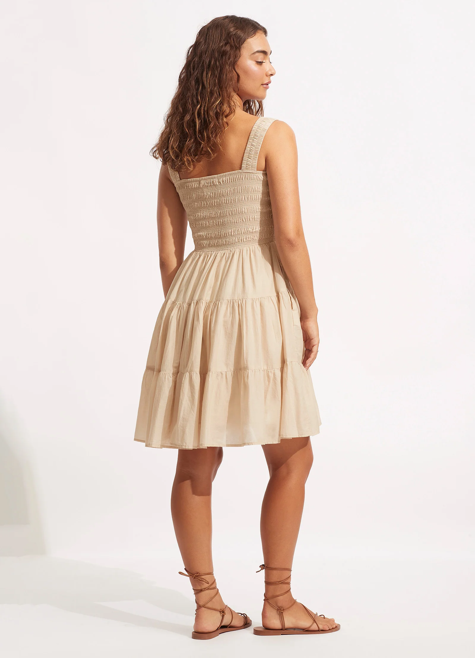 Faithful Mini Dress - Natural - Image 4