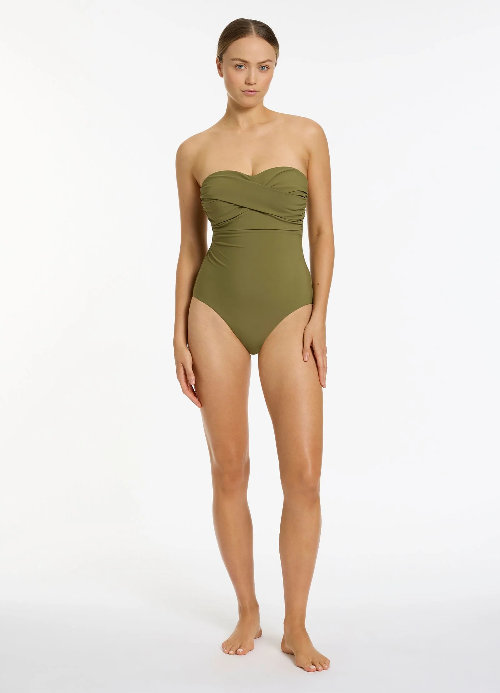 Jetset D-Dd Twist Front One Piece - Moss - Image 6