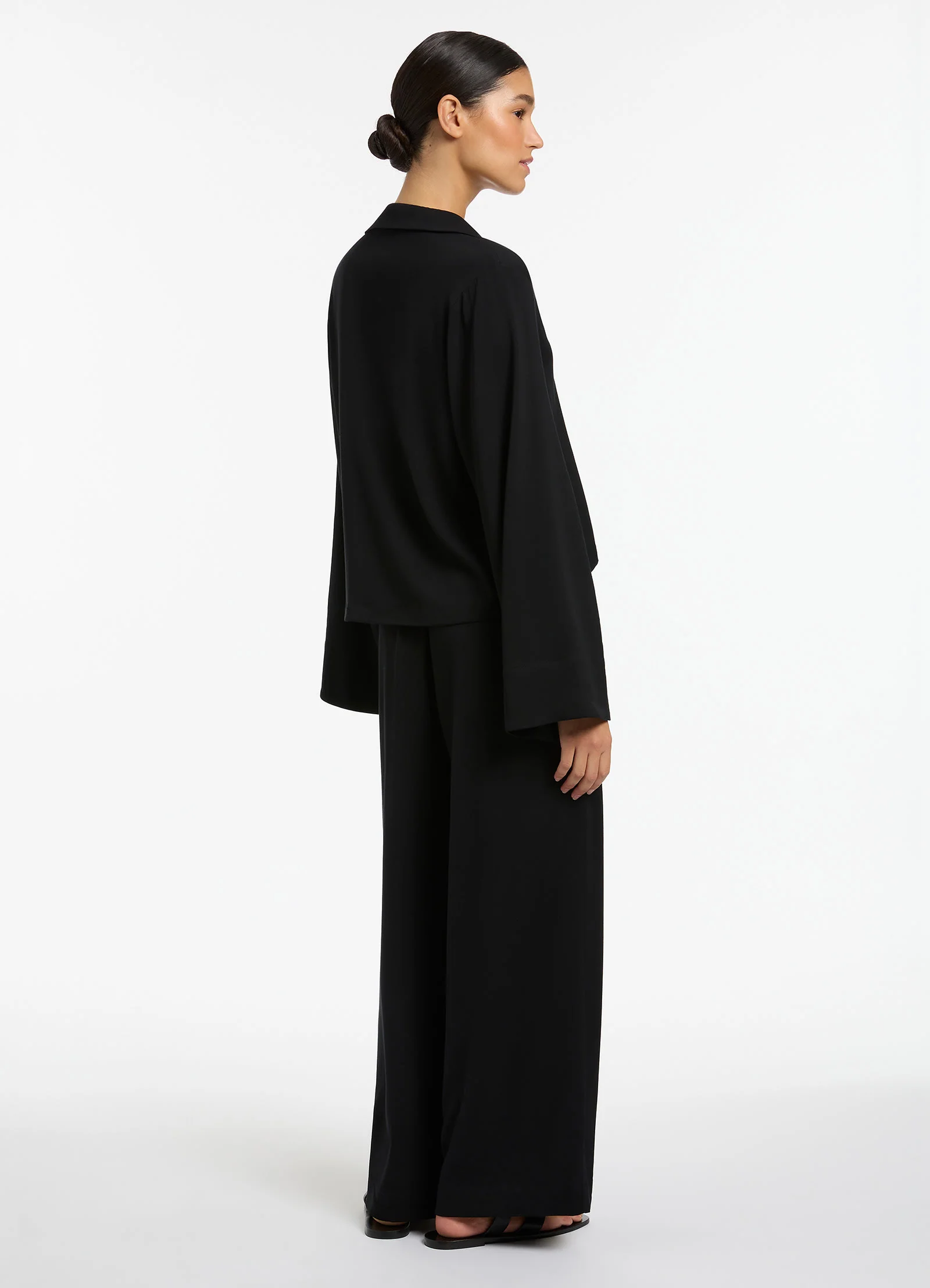 Jetset Relaxed Shirt - Black - Image 3