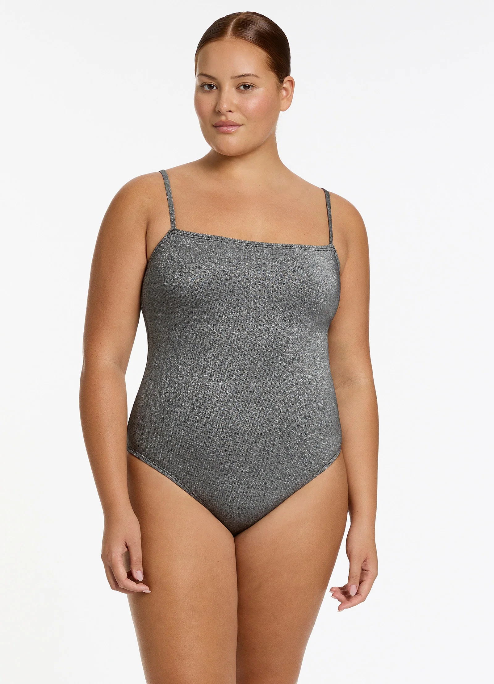 Lumen Minimal Tank One Piece - Silver - Image 2