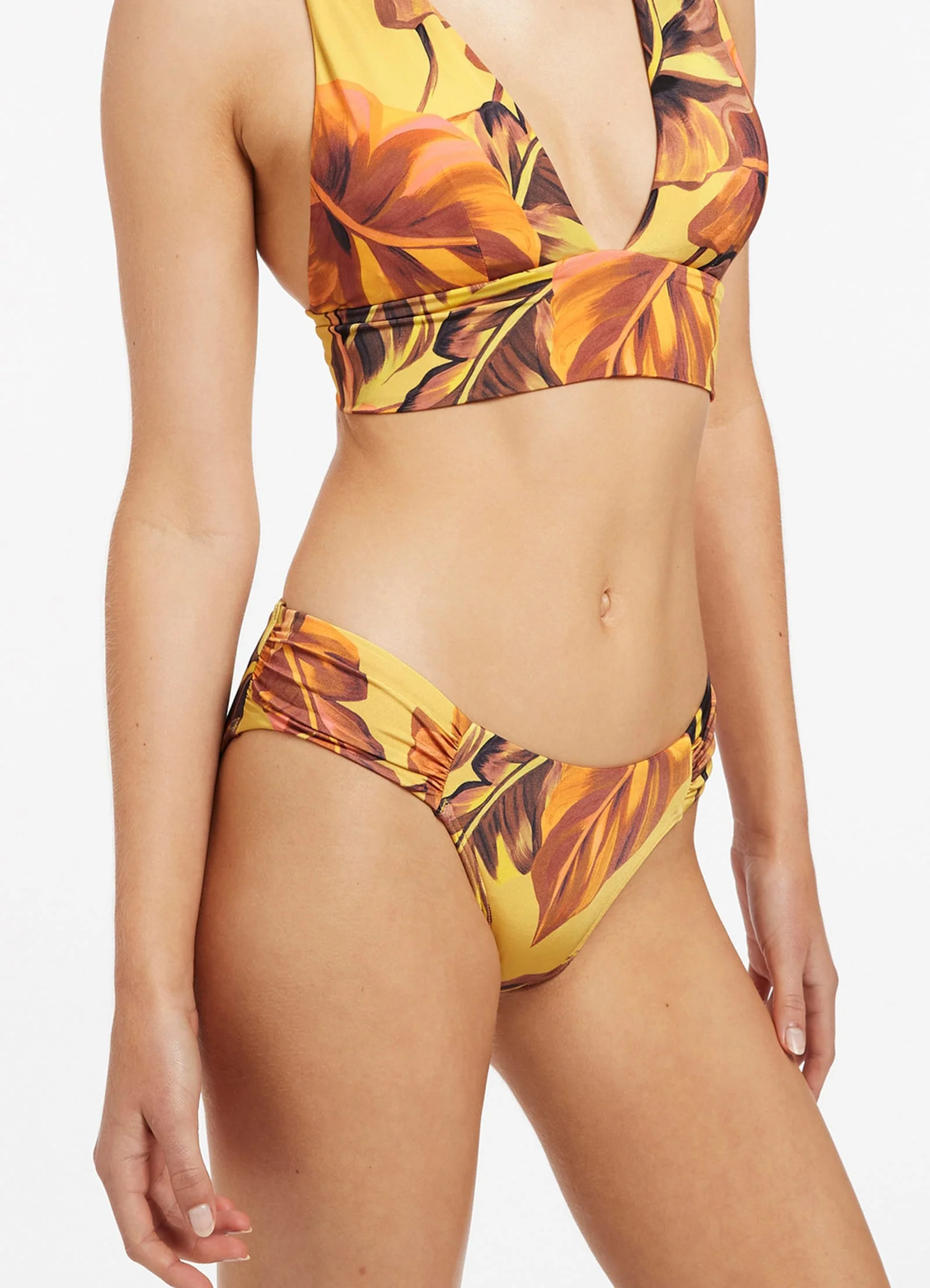 Palmas Ruched Hipster  - Citrus - Image 3