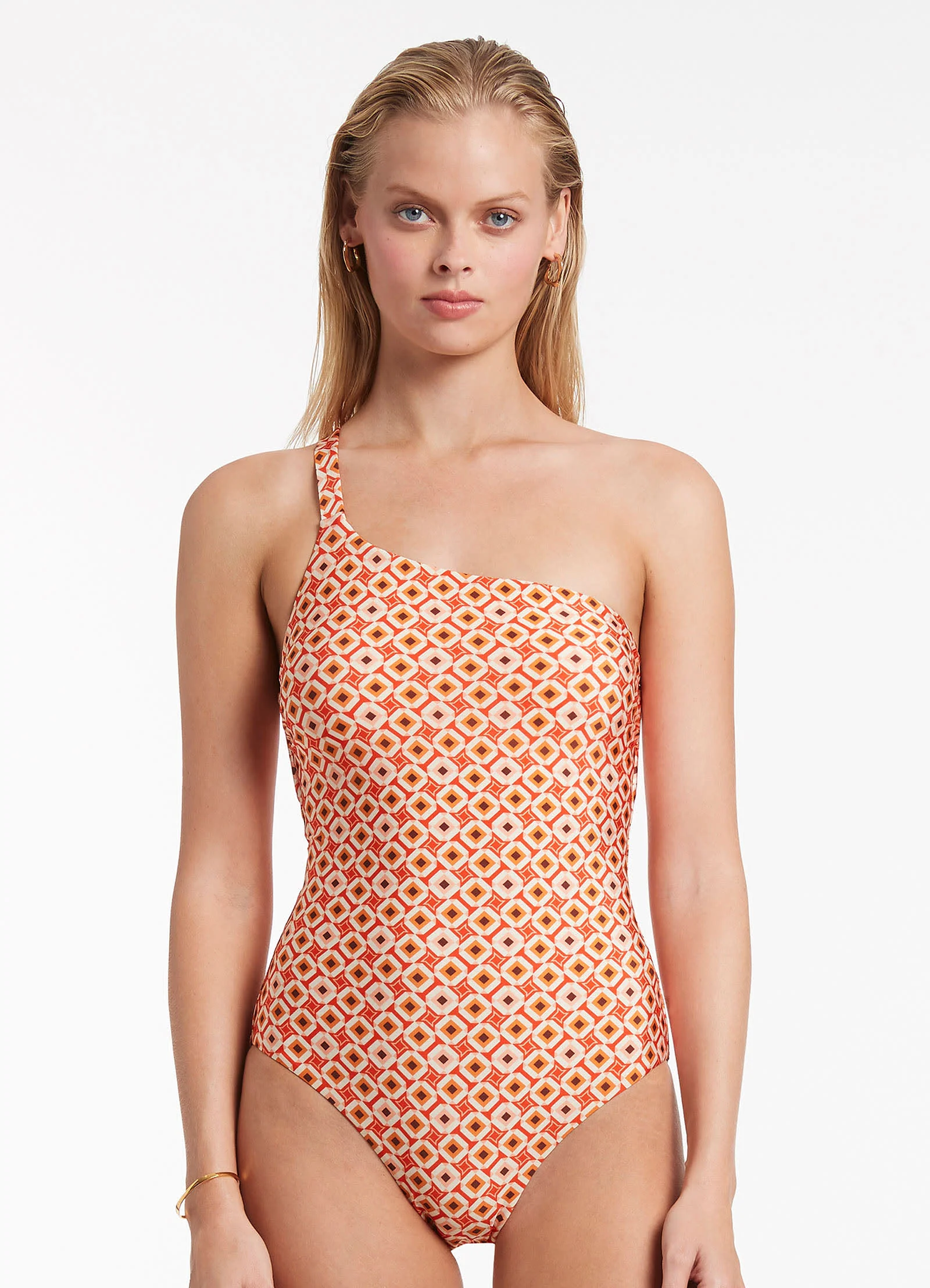 Playa One Shoulder One Piece - Fiamma - Image 2