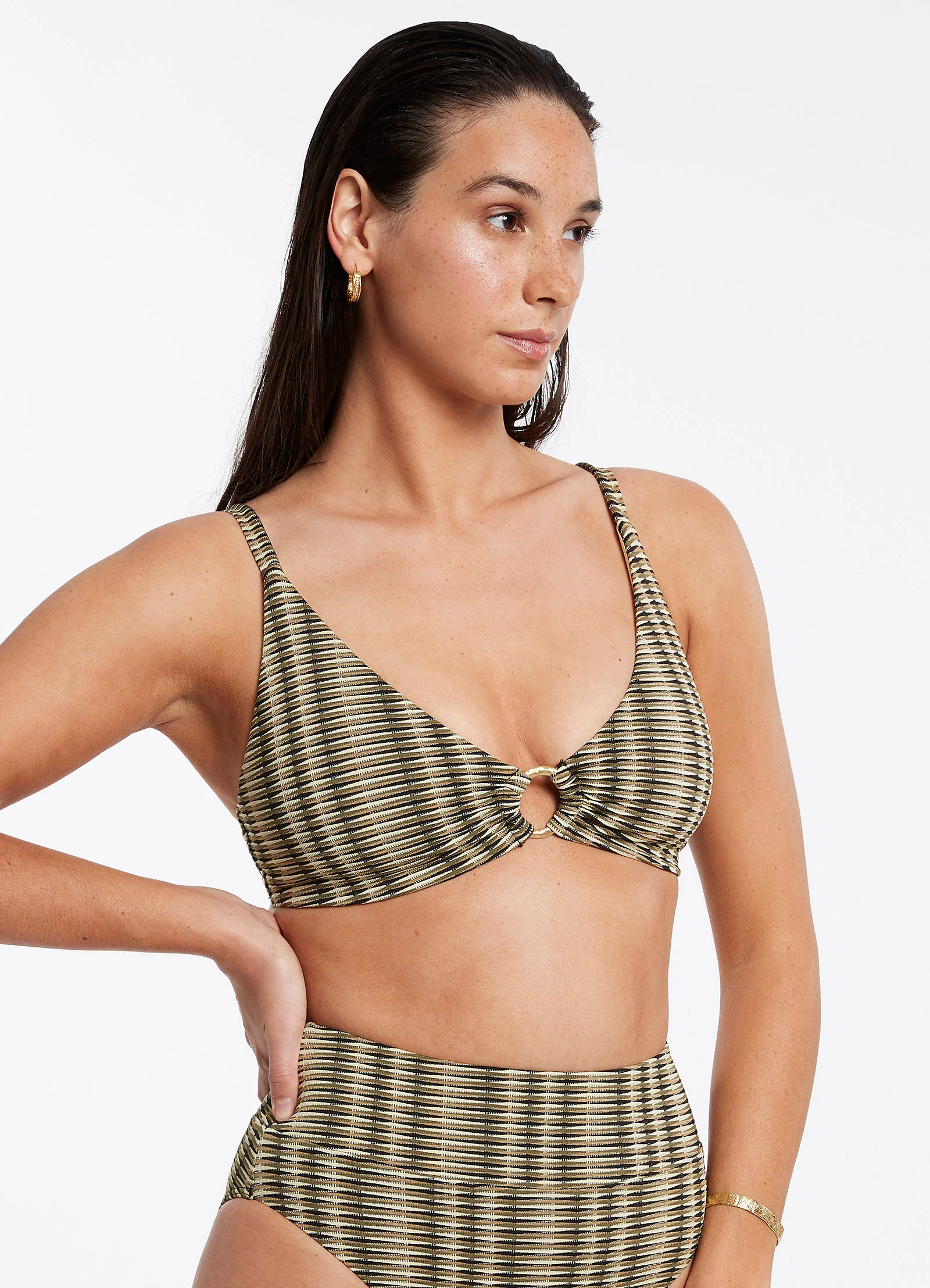 Ravello C-D Tri Top - Olive - Image 3