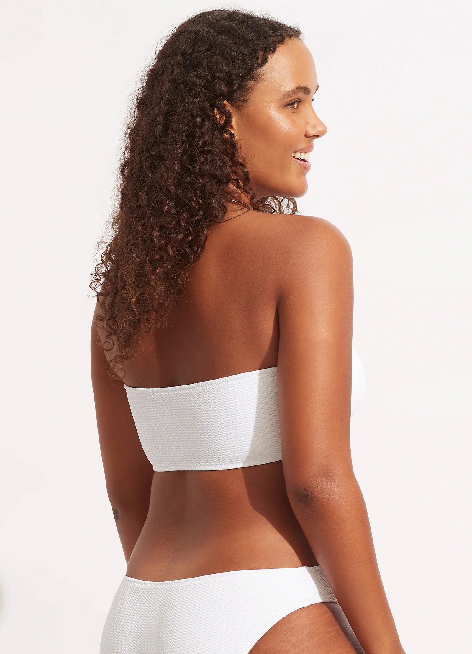 Sea Dive Bandeau Bikini Top - White - Image 7
