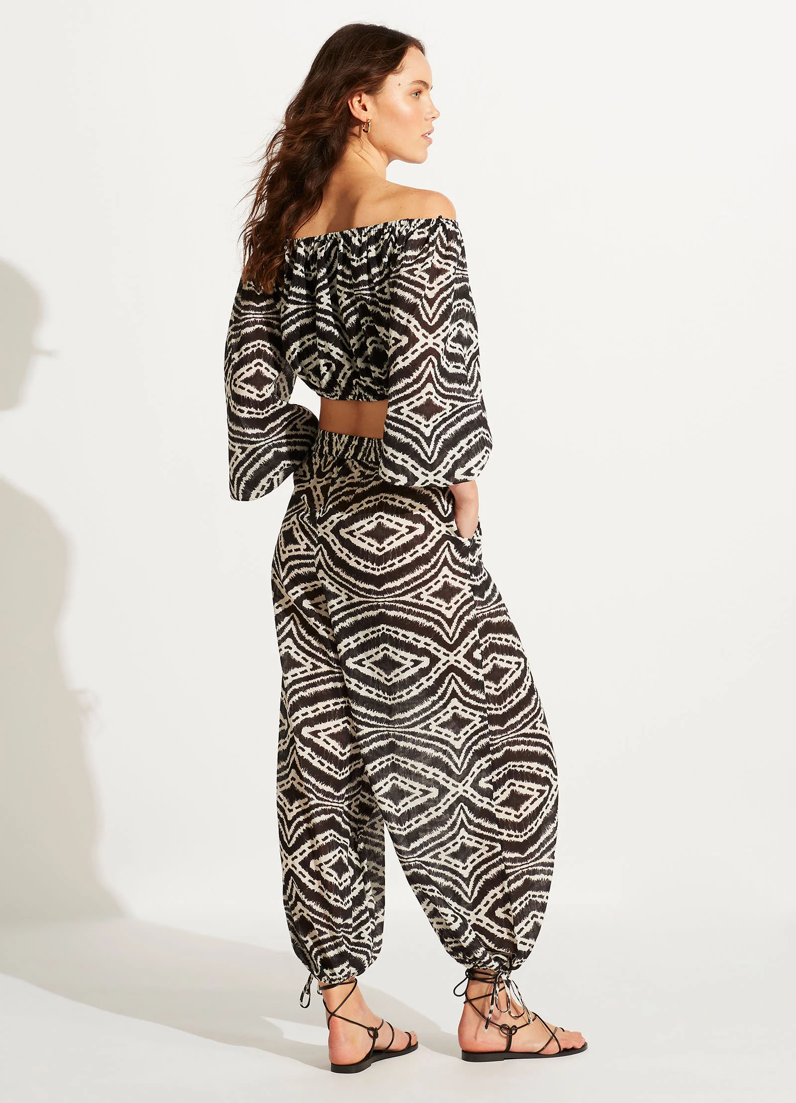Zanzibar Harem Pant  - Black - Image 4
